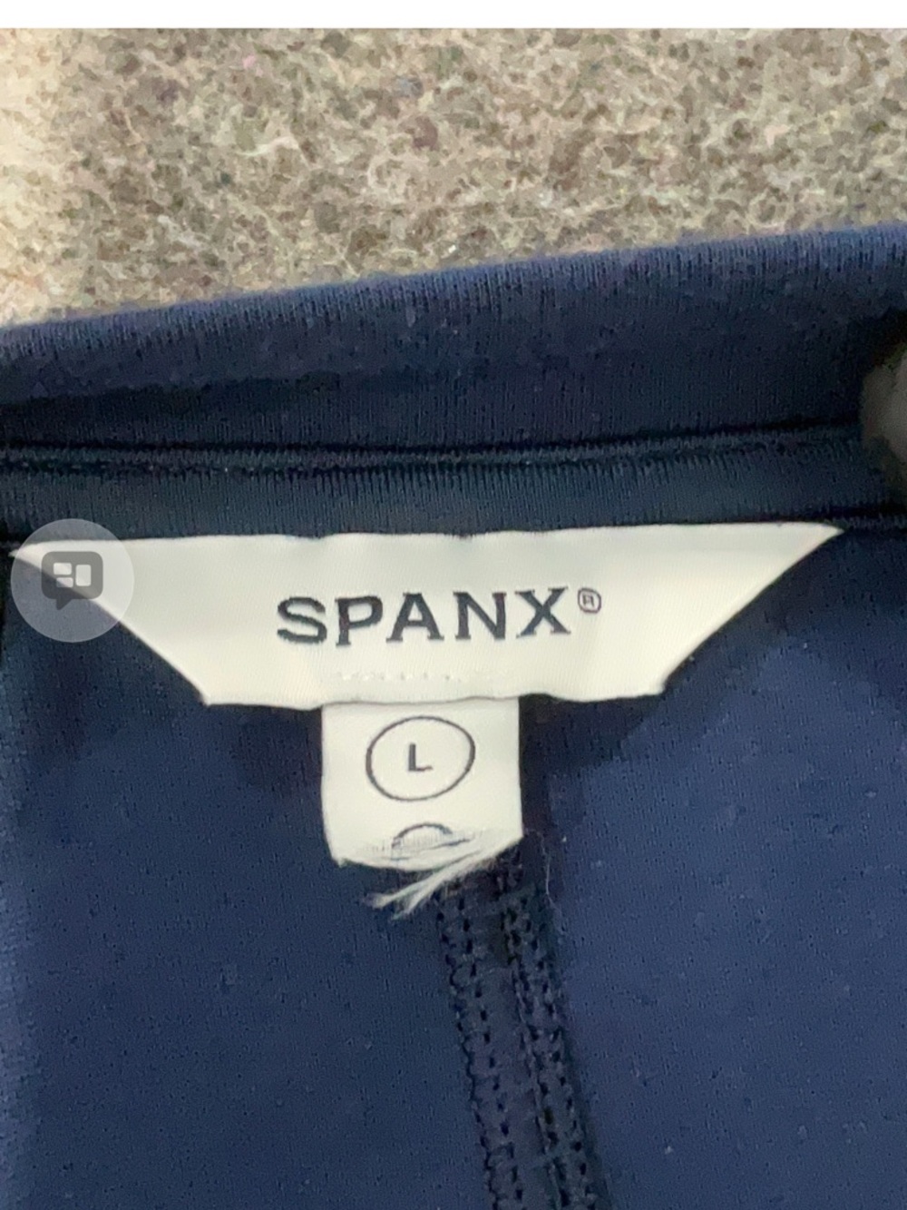 SPANX Navy Air Essentials V-Neck Tunic - Picture 6 of 7